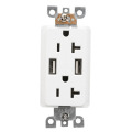 BAS20-2USB Customized electrical outlet smart plug multi outlet